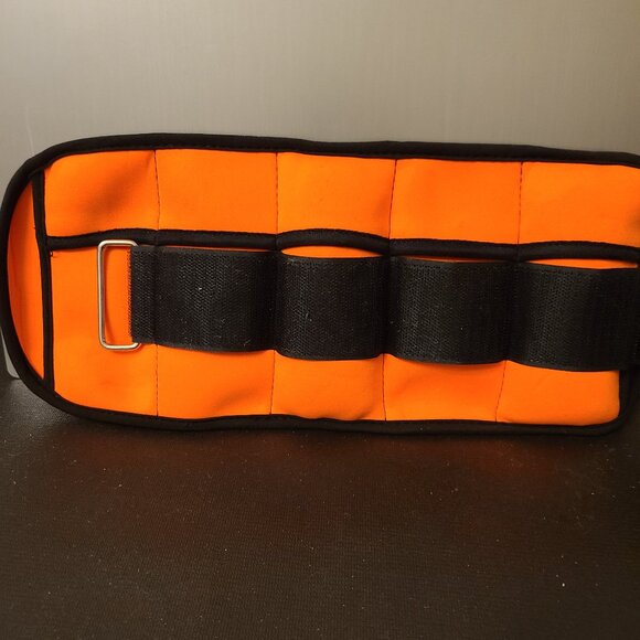 APEXUP ADJUSTABLE ANKLE WEIGHTS- 4 LB PAIR, ORANGE VELCRO CLOSURE-UNISEX - Picture 8 of 9